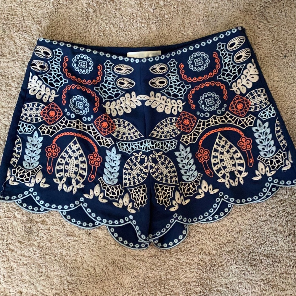 JOA embroidered shorts